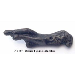 No 567 Roman Bronze Figure of Bacchus Image