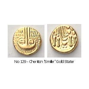 No 129 Cheriton "Smiler" Gold Stater Image