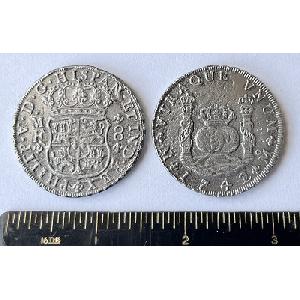 NEW !! No 688 - Philip V Spanish 8 Reales 1742 Image