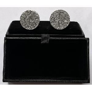 No 275 - King Cnut Penny Cuff Link Image