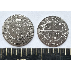 No 520 -Robert the Bruce Penny 1306-1329 AD Image