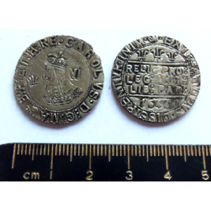 No 729 - Charles I Sixpence Oxford Mint Image