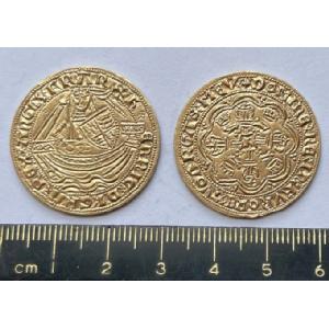 No 389 Henry V Gold Half Noble - Reduced Price !! Image