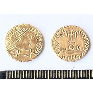 NEW -No 802 - UZES Saxon Gold coin from Sutton Hoo Image