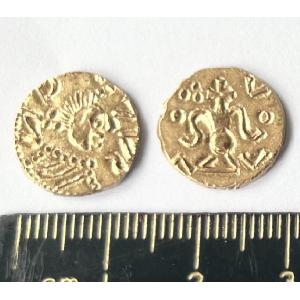 NEW -No 819 Javois Saxon Gold coin from Sutton Hoo Image